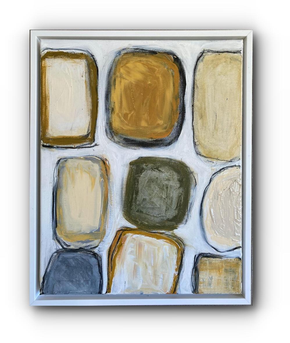 G. Campbell Lyman Abstract Painting - Gridish #19