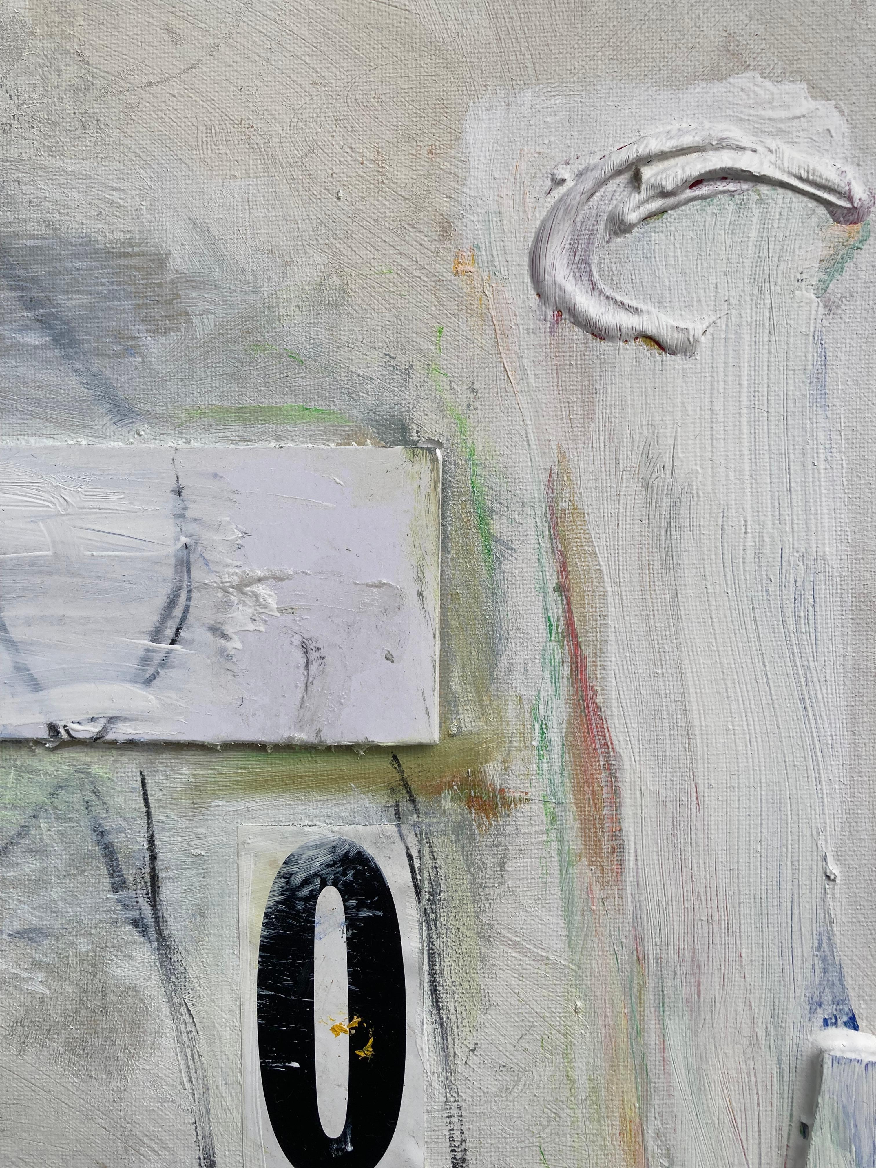 Jetsam (gerahmtes abstraktes Contemporary-Gemälde) (Abstrakt), Painting, von G. Campbell Lyman