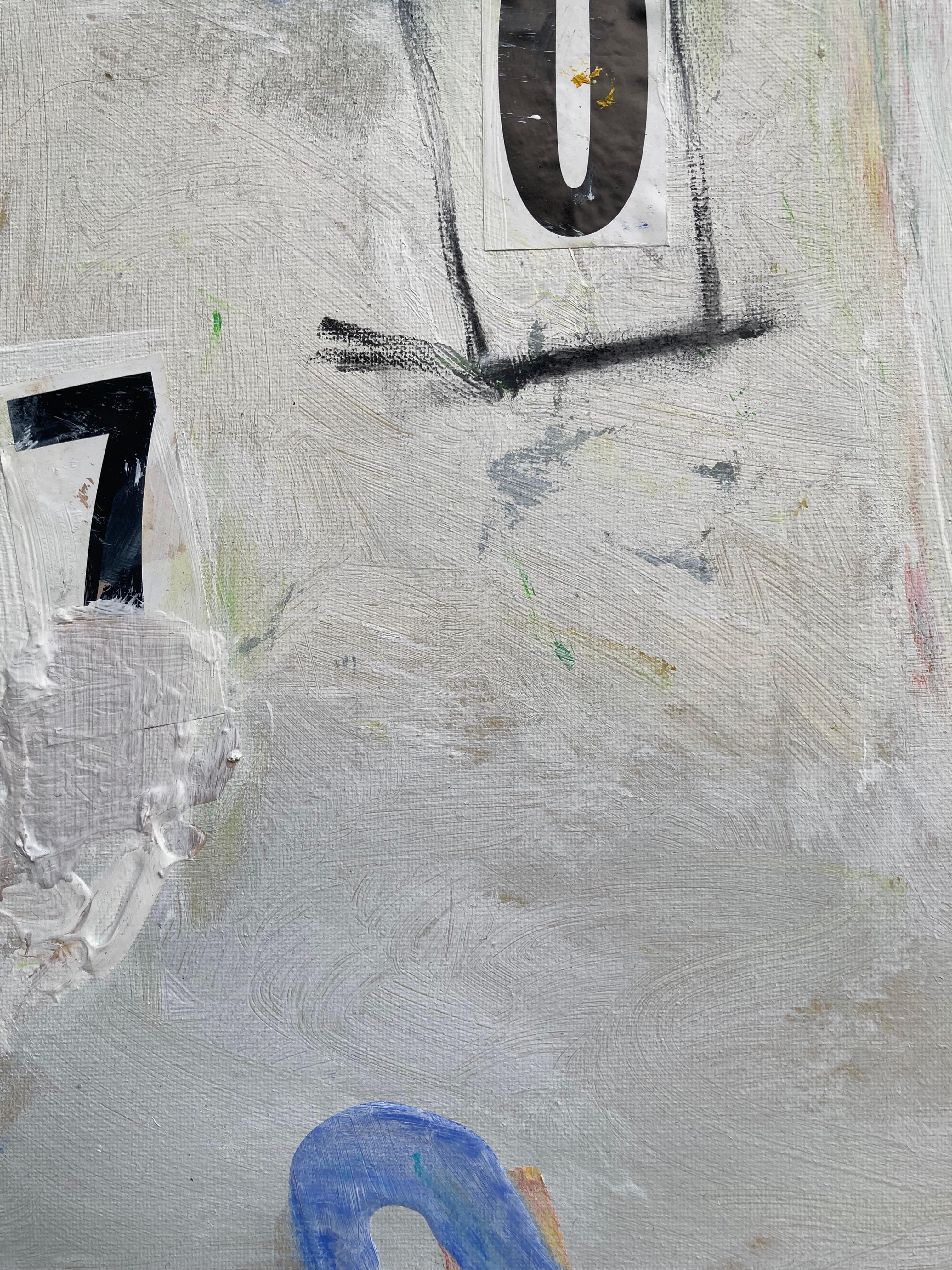 Jetsam (gerahmtes abstraktes Contemporary-Gemälde) im Angebot 2