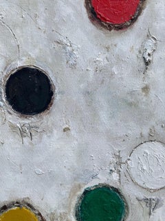 "Multiverse #16" - Framed Geometric Contemporary Abstract Painting