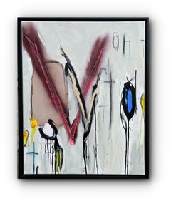 Rosetta #10  (Abstract Contemporary Painting, Framed)