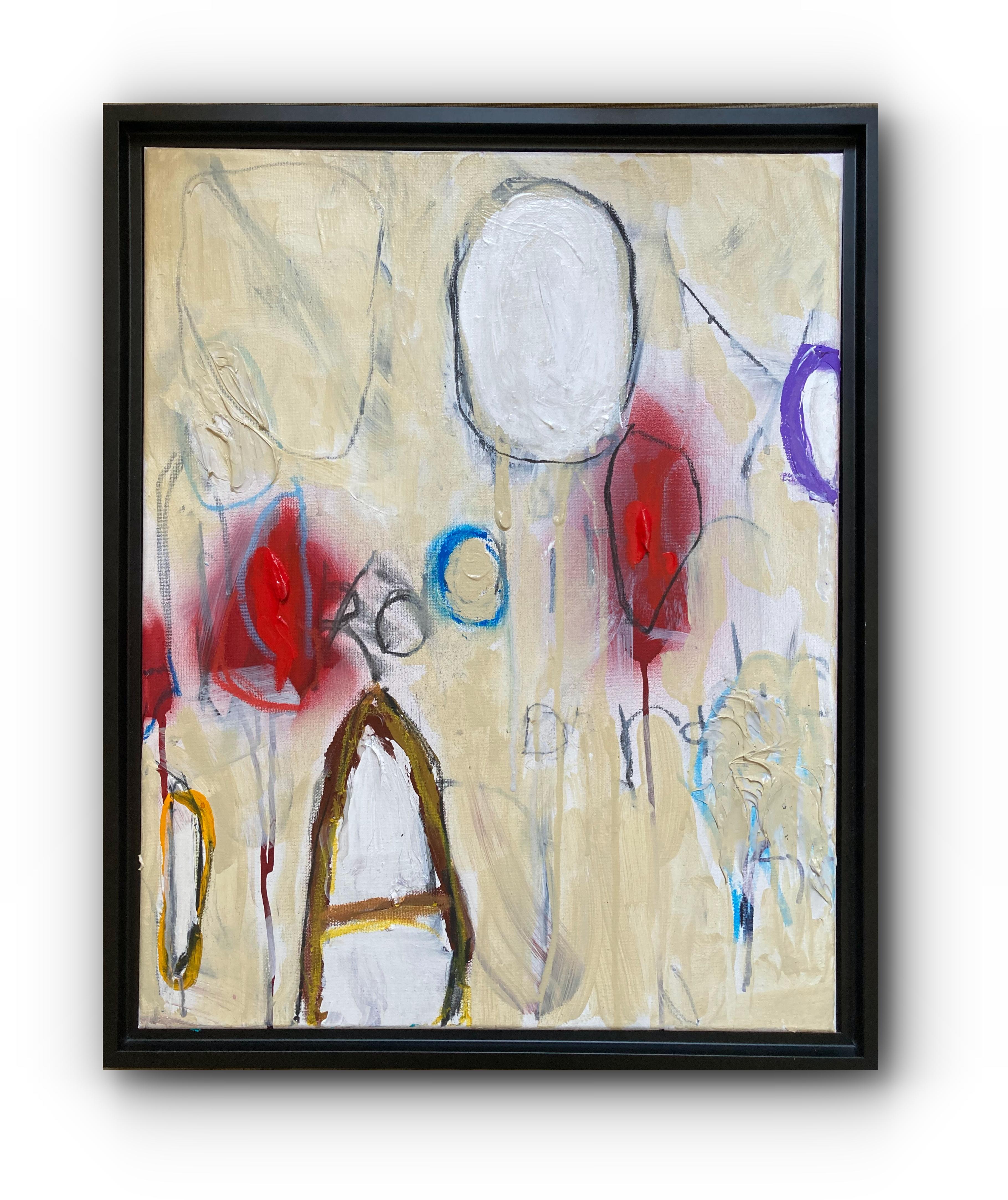 G. Campbell Lyman Abstract Painting – Rosetta #3  - (Finalist des Wettbewerbs - Abstrakte Contemporary Malerei, gerahmt)