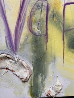 Rosetta #5 (Abstract Contemporary Painting, Framed)