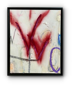 Used Rosetta #7  (Abstract Contemporary Painting, Framed)