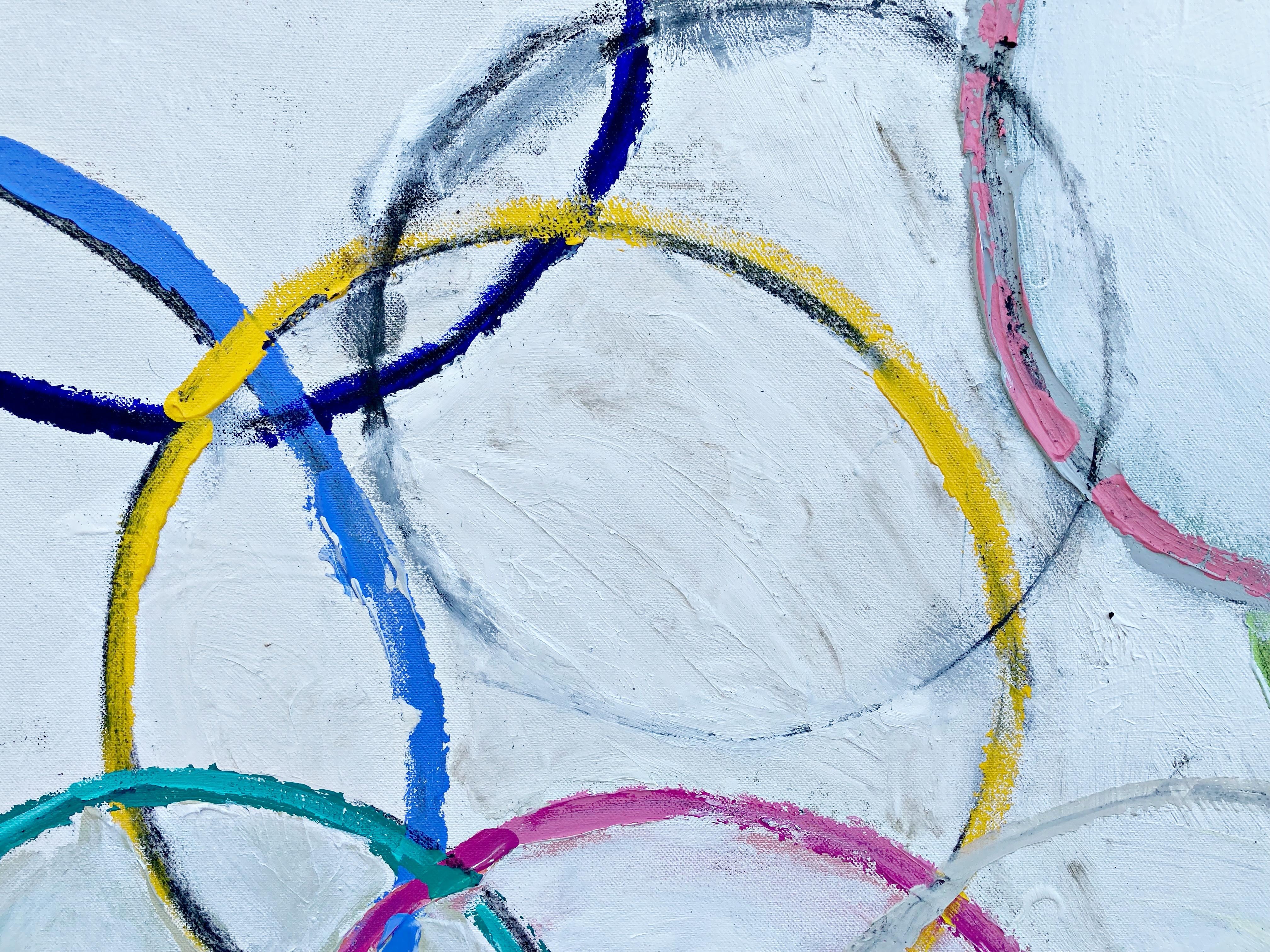 Aggregato #20 (Quadro astratto contemporaneo di grandi dimensioni) - Painting di G. Campbell Lyman