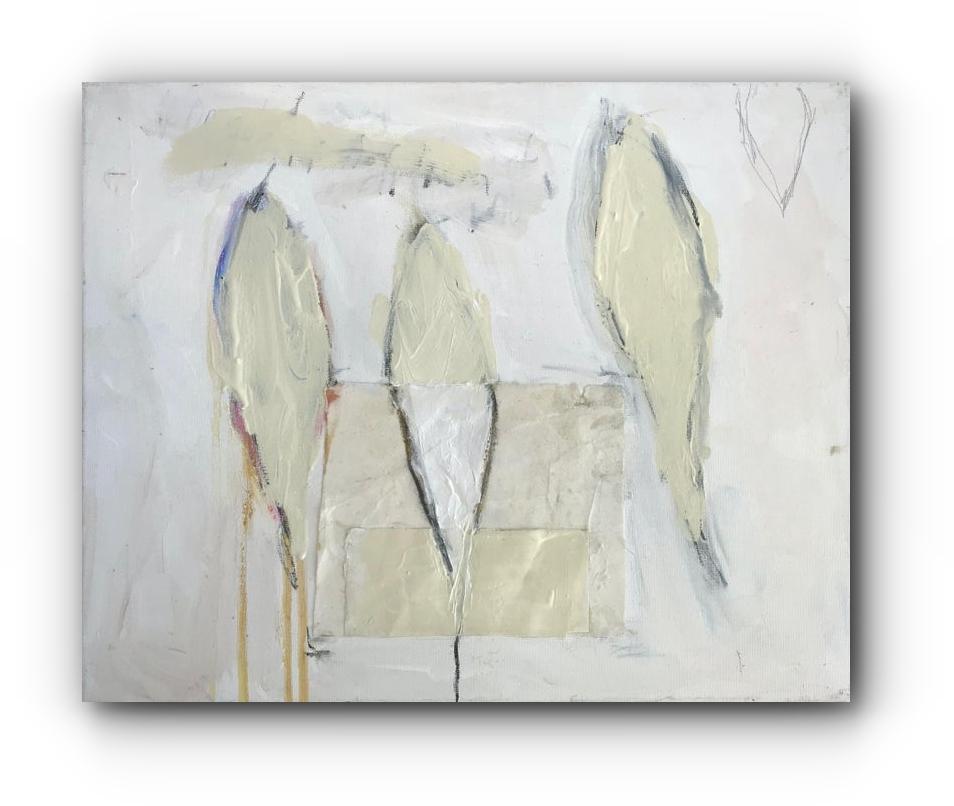 G. Campbell Lyman Abstract Painting – „“Untitled (Nostalgia-Serie)“ – zeitgenössische abstrakte Gemälde in Mischtechnik