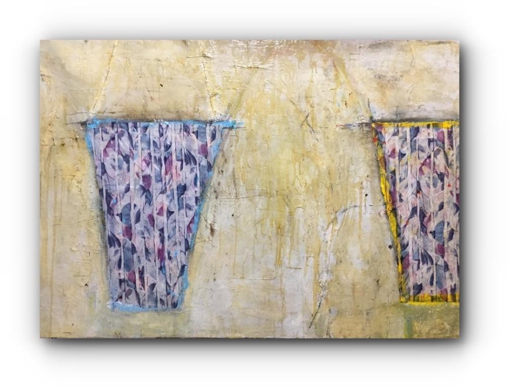 G. Campbell Lyman Abstract Painting – ""Vessel Series, #13"" - Großes zeitgenössisches abstraktes Gemälde