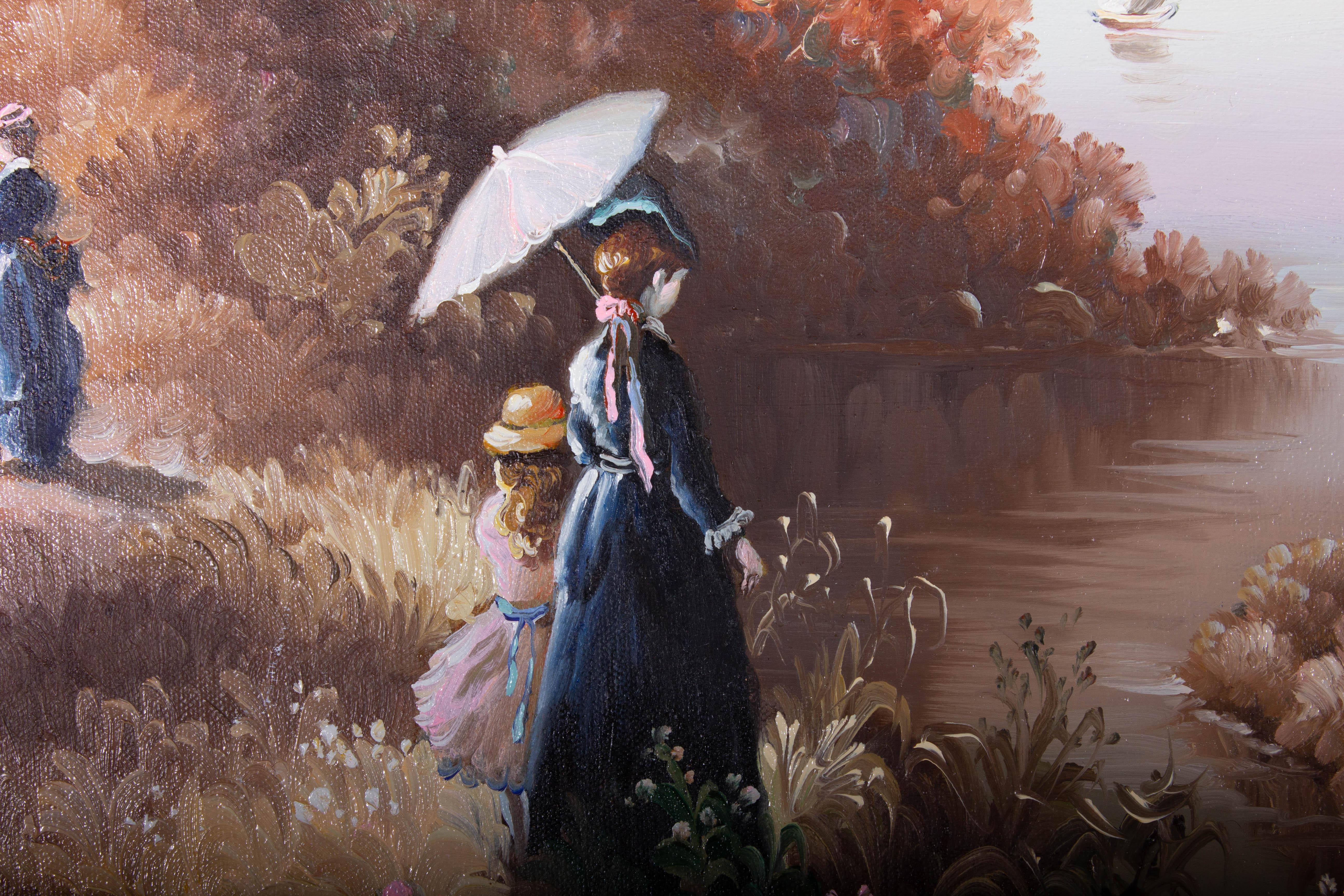 G. Closson - 20th Century Oil, Romantic Landscape 2