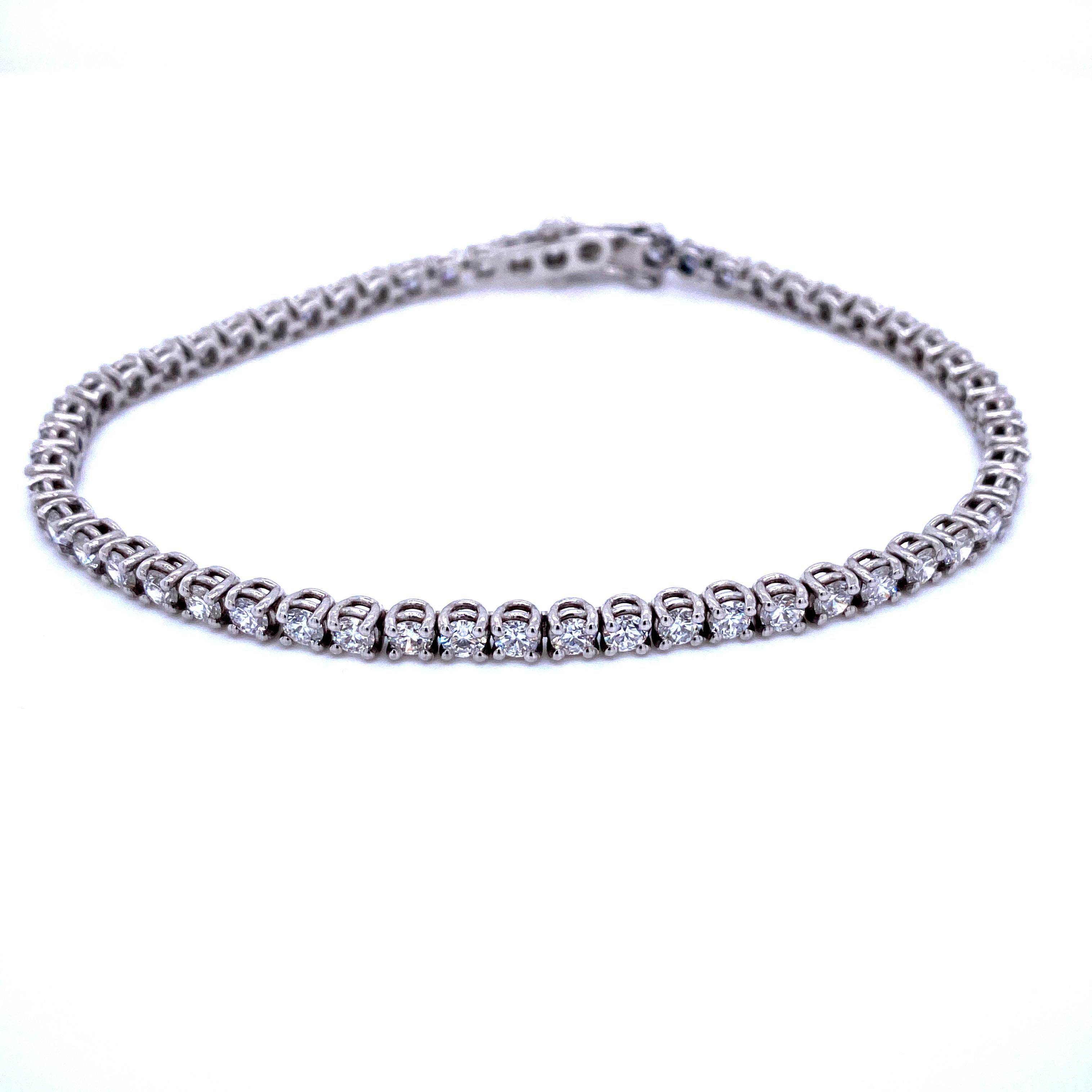 G Color Vvs Clarity 5 Carat Diamond Tennis Bracelet at 1stDibs 5