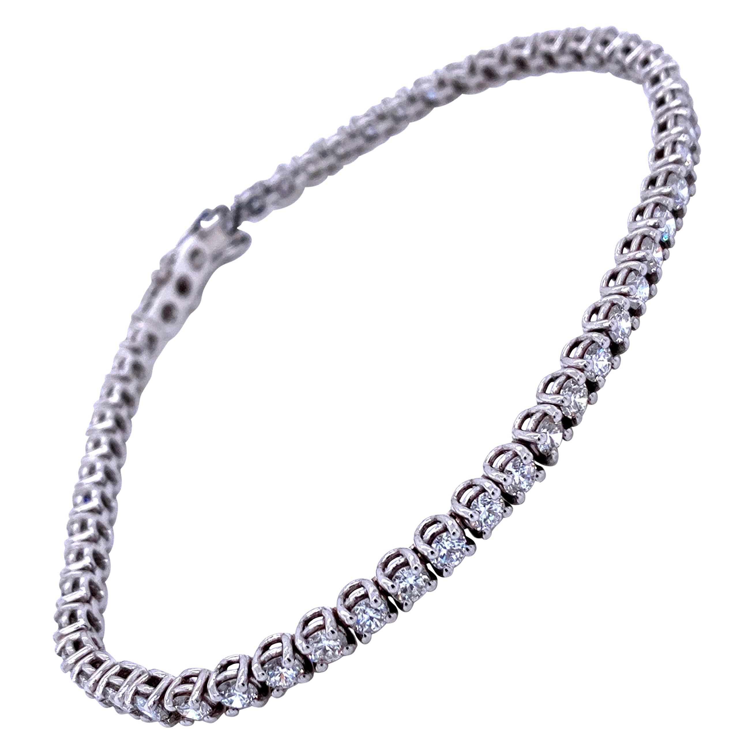 G Color Vvs Clarity 5 Carat Diamond Tennis Bracelet at 1stDibs | 5 carat tennis  bracelet, vvs bracelet, 5 ct tennis bracelet