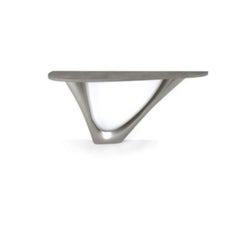 G-Konsole Mono mit Betonsockel aus Inox, gebürstet von Zieta