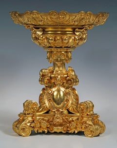 G. Denière, Centre de table "Les Marmottes", France, vers 1840