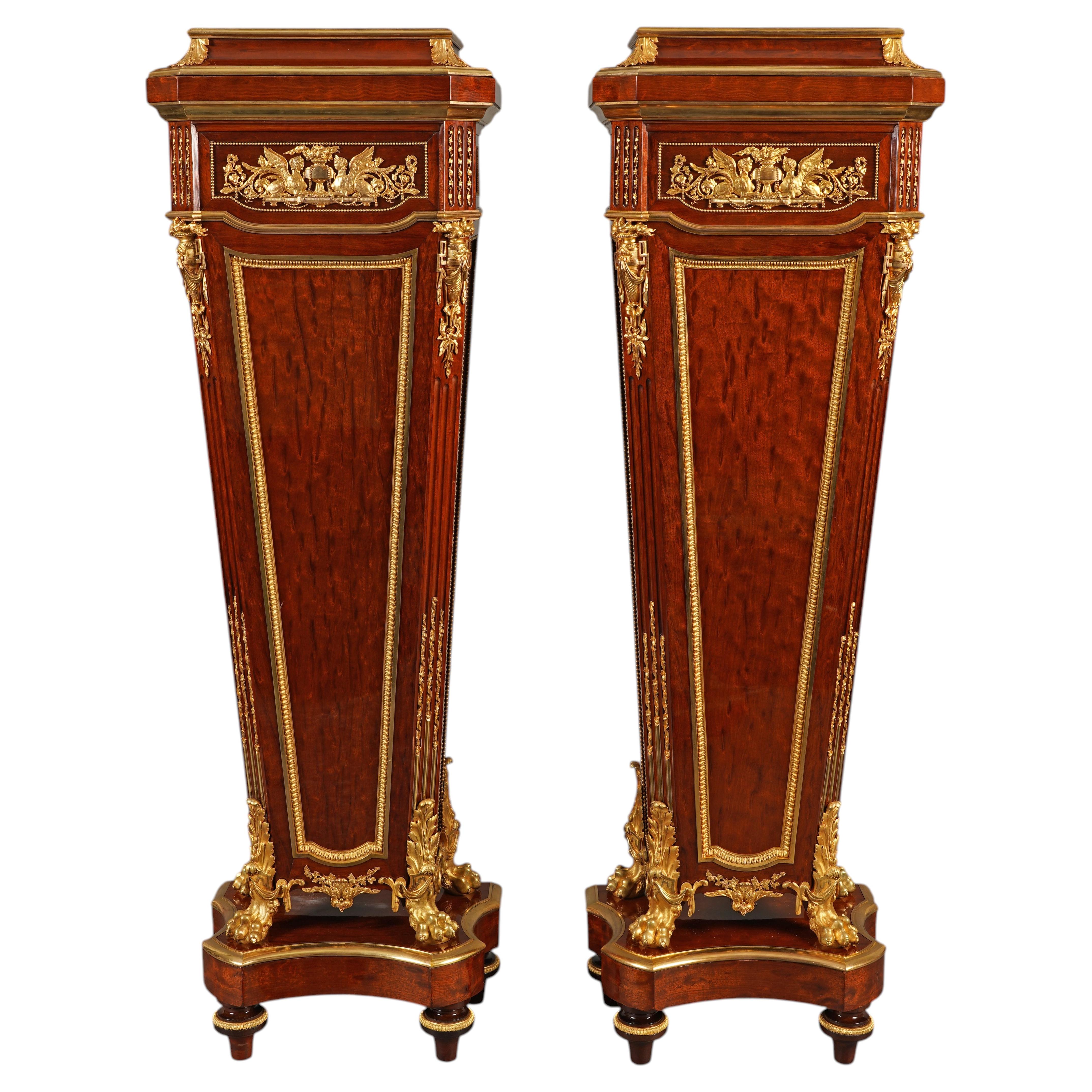 G. Durand, Pair of Display Pedestals, France, cica 1880