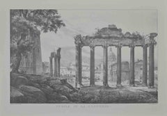 Vue du Temple de la Concorde - Offsetdruck nach G. Engelmann - 1970er Jahre