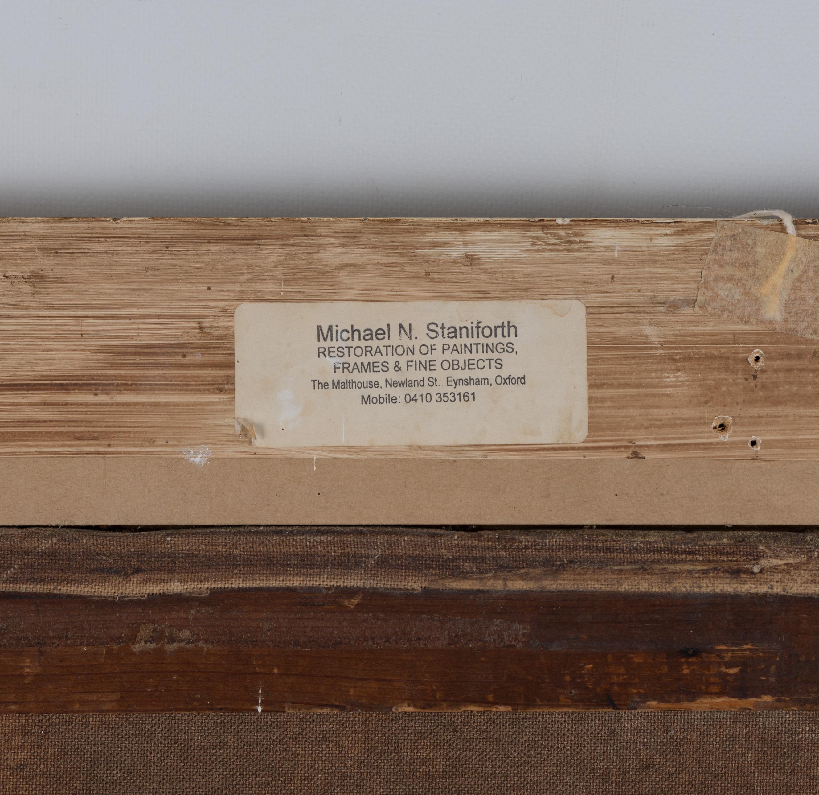 Stillleben mit Rosen und Früchten, Öl auf Leinwand im Stil des 17. Jahrhunderts, datiert 1896 im Angebot 9