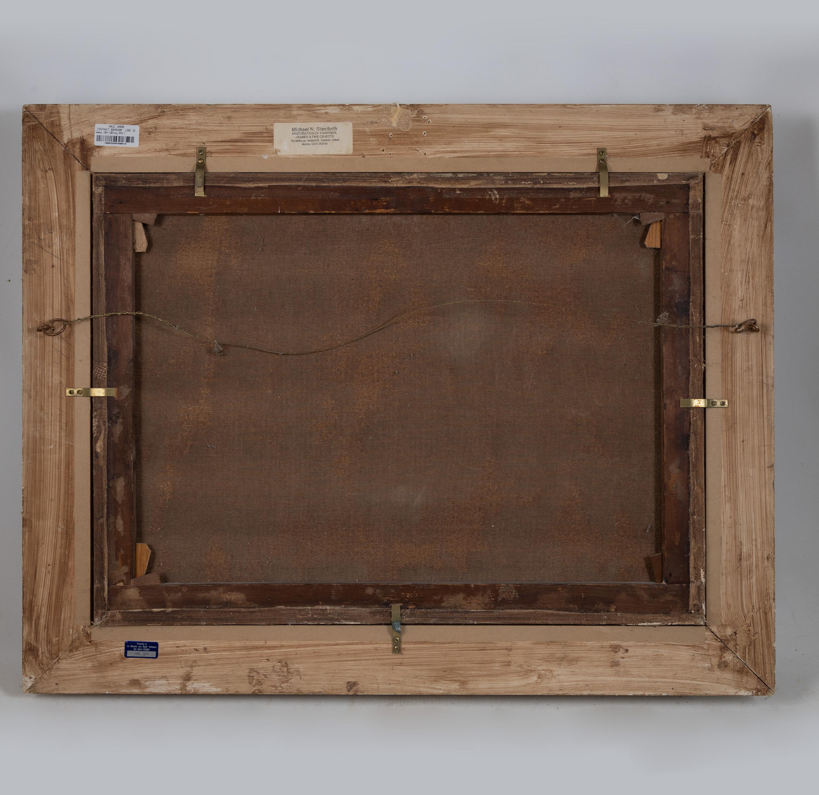 Stillleben mit Rosen und Früchten, Öl auf Leinwand im Stil des 17. Jahrhunderts, datiert 1896 im Angebot 11