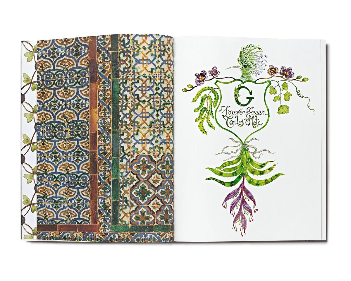 Contemporary G Forever Green Book by Carlos Mota For Sale