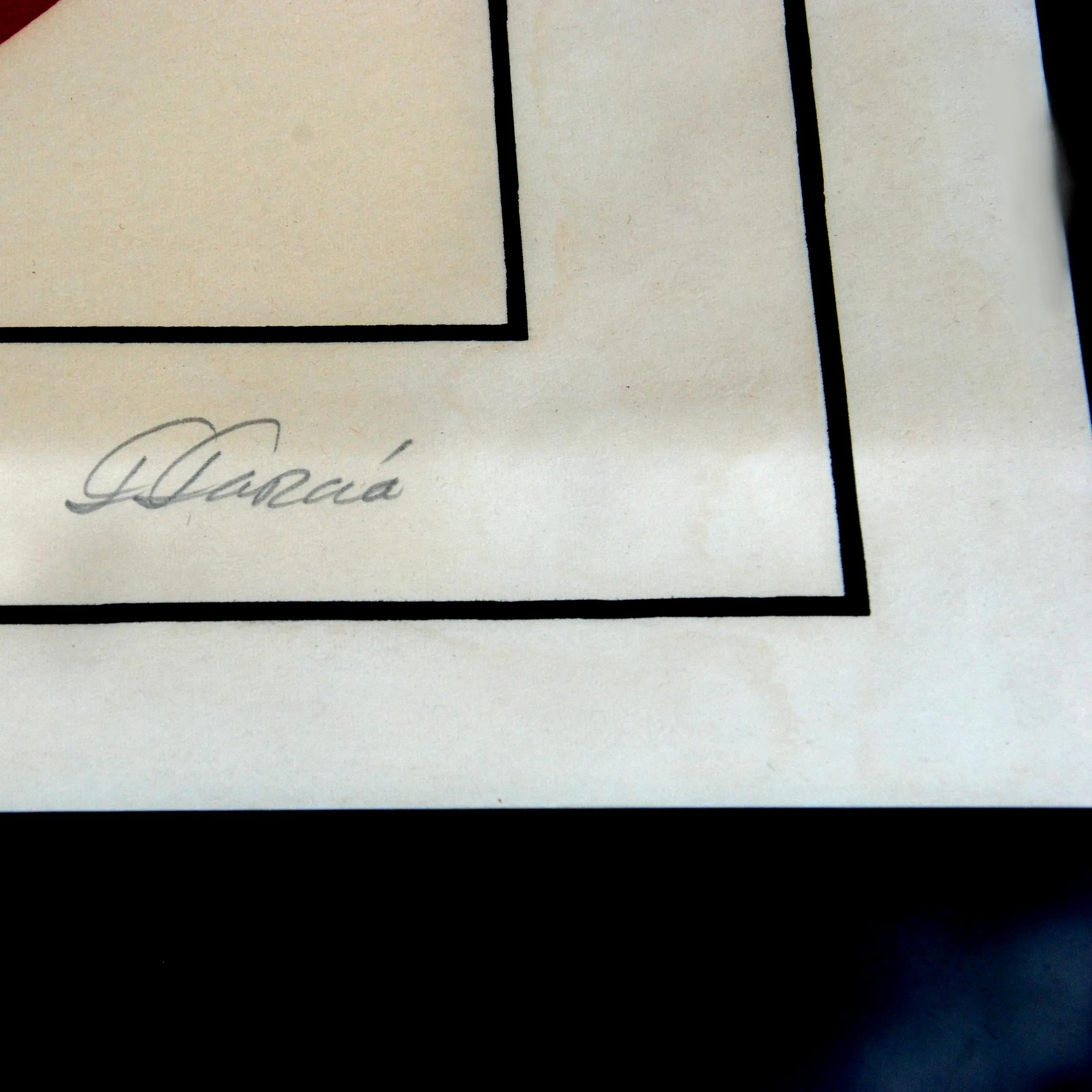 Modern G. Garcia Litograph Numbered 28/200 For Sale