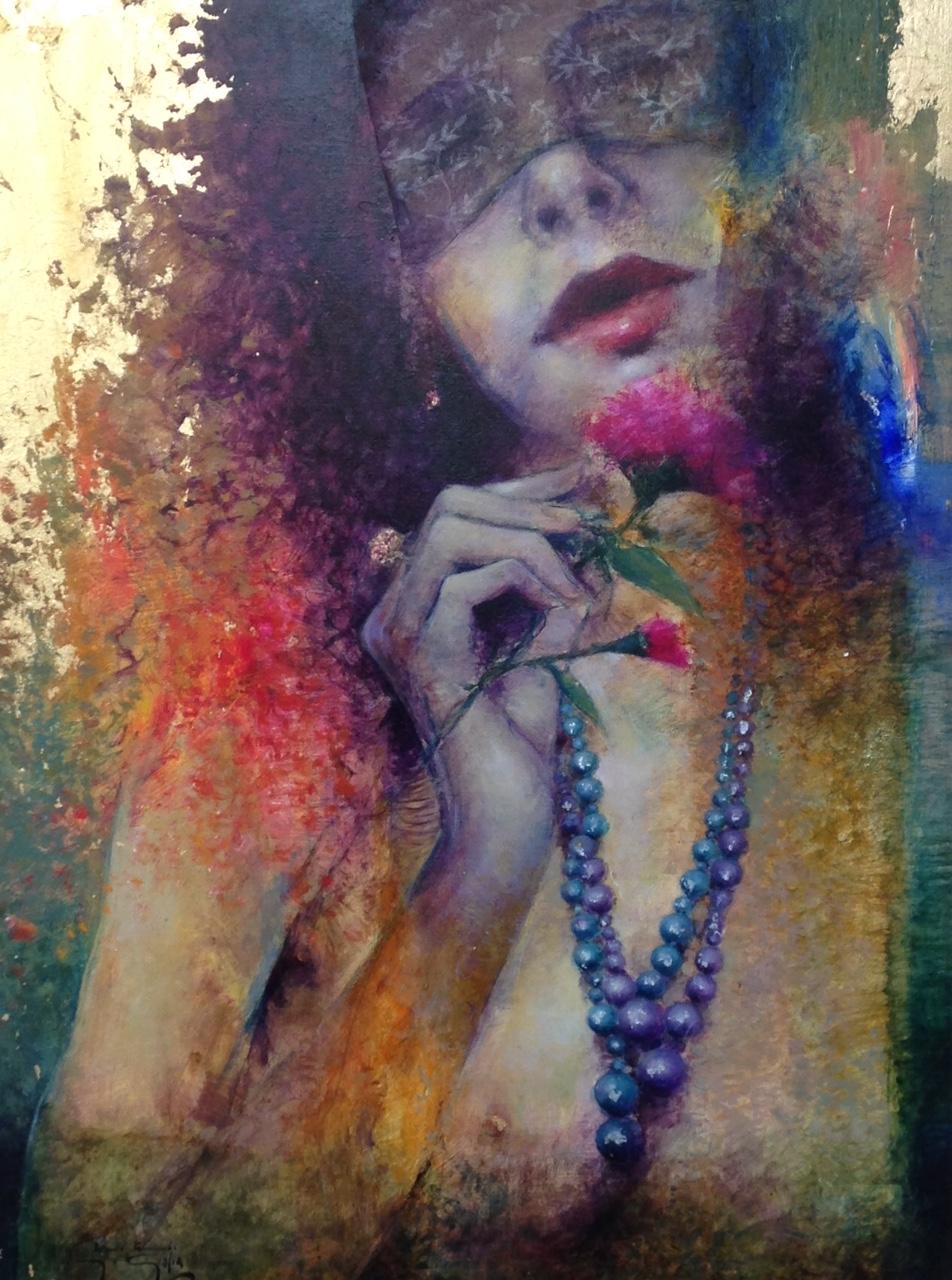 The beauty and special nature of Golia’s work make it unforgettable.Everything about it is a tribute to nature, reflected with selflessness and poetic beauty by an artist who perfectly combines tones and colours and balances forms and space. Soft