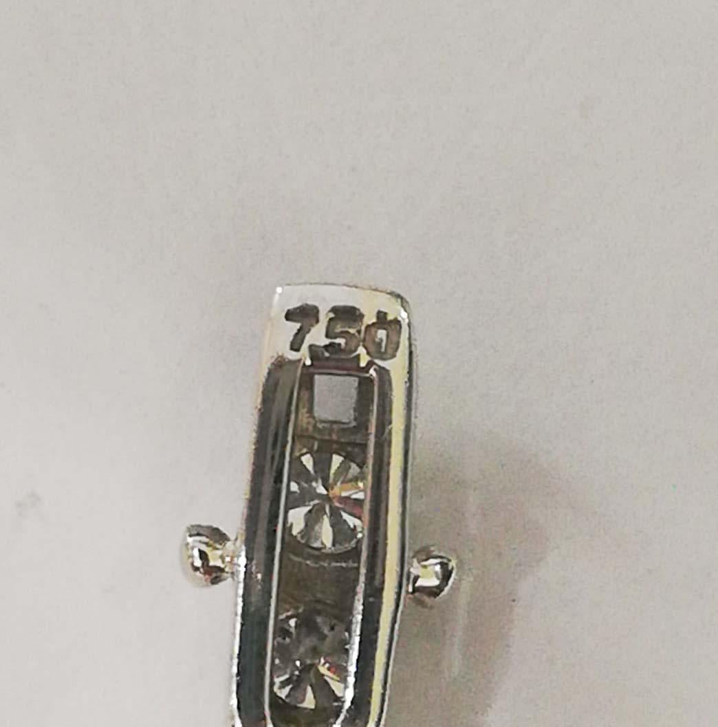 Donna Colore G/H Chiarezza SI 7,82 carati di diamanti, bracciale da tennis in oro bianco 18 carati. in vendita