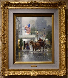" MEETING AT THE PIERRE, NEW YORK CITY 5th Ave. " STREET SCENE