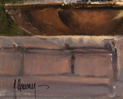 "FOUNTAIN STUDY" G. HARVEY (1933-2017) TEXAS ARTIST