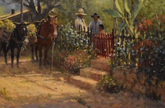 "LAS FLORES DE IXTAPAN" ESCENA CALLEJERA DE FLORISTAS DE MÉXICO 1985 ¡MUCHO MOVIMIENTO!