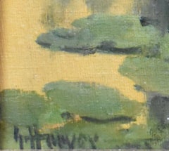 "LILY PADS AT GIVERNY" G. HARVEY FREDERICKSBURG ARTIST DATED 1979