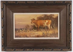 "Longhorn" Cactus Oil on Canvas
