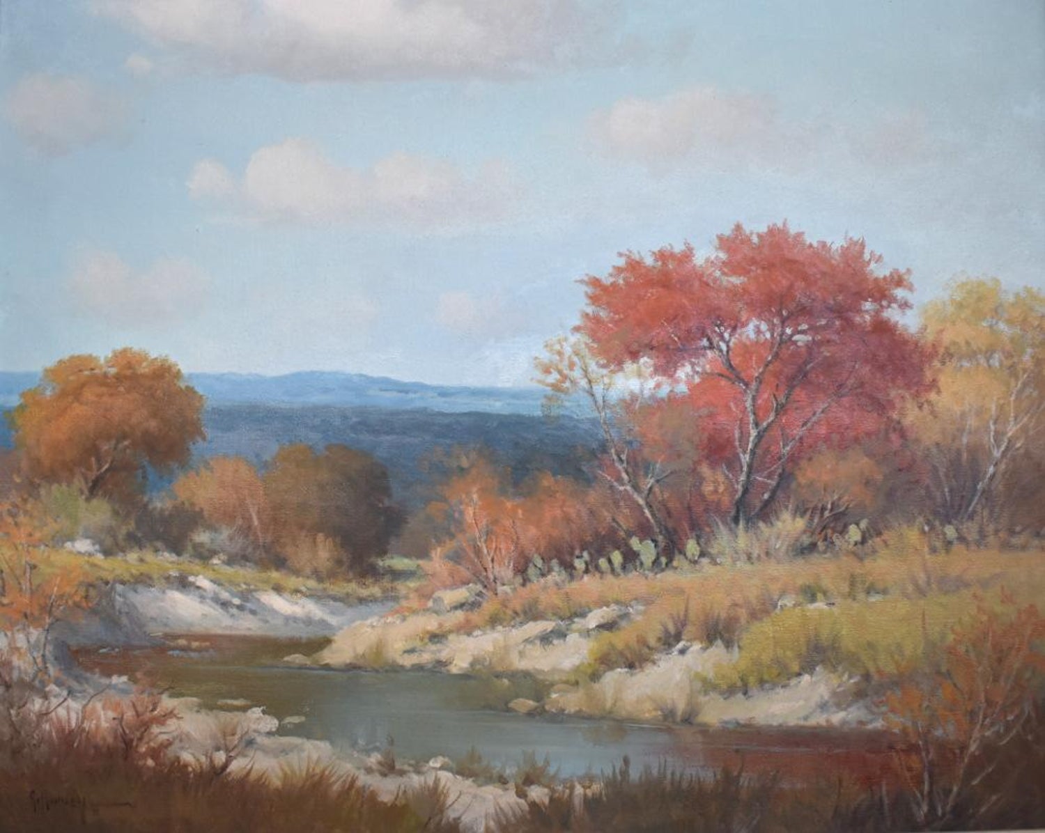 G. Harvey - "TEXAS HILL COUNTRY RIVER" at 1stDibs