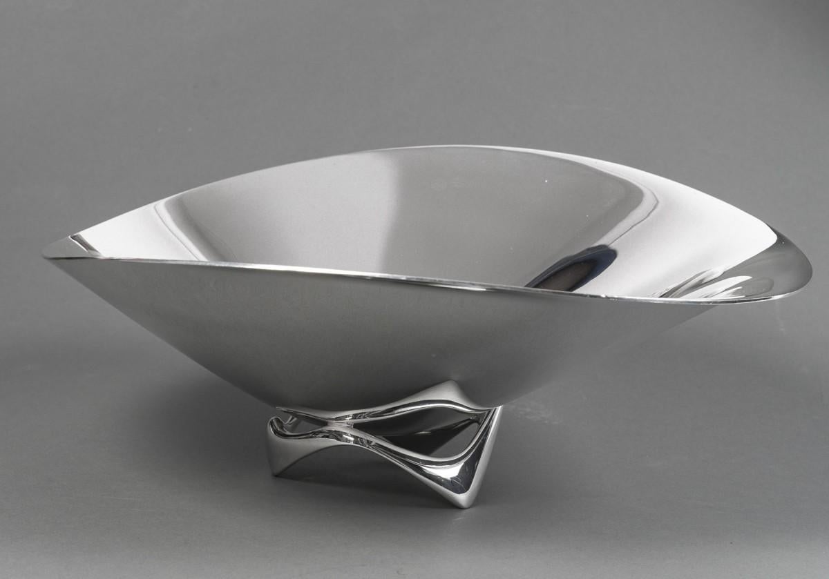 20ième siècle G. Jensen - H. Koppel - Centre de table en argent massif en vente