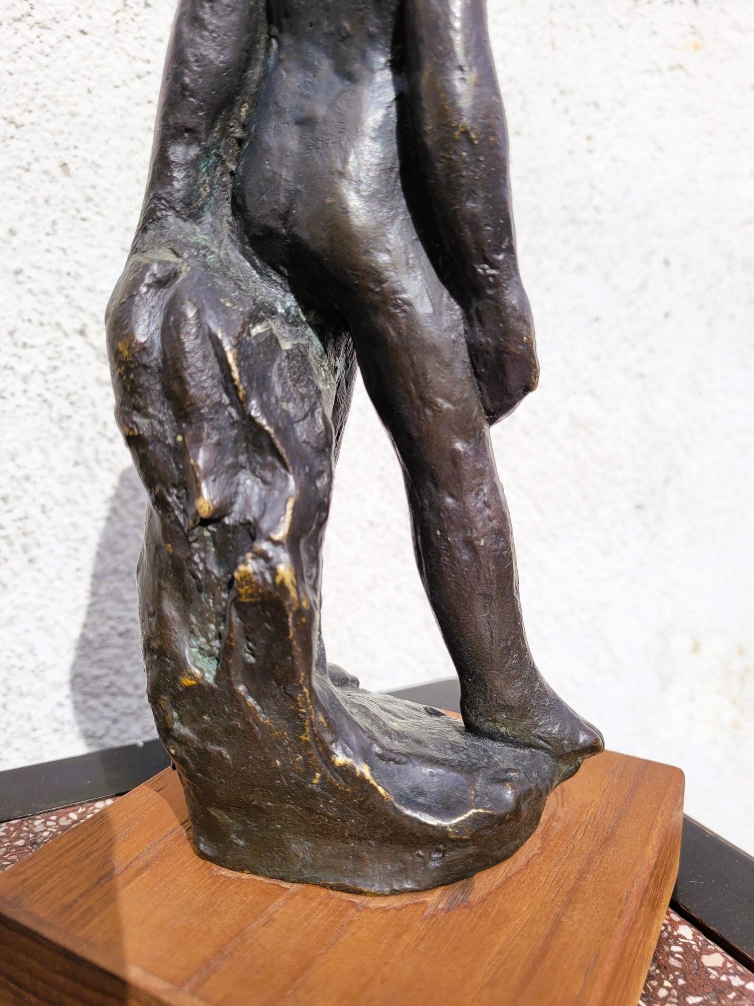 G Kolbic, Nude Woman In Bronze, Early 20th Century For Sale 6