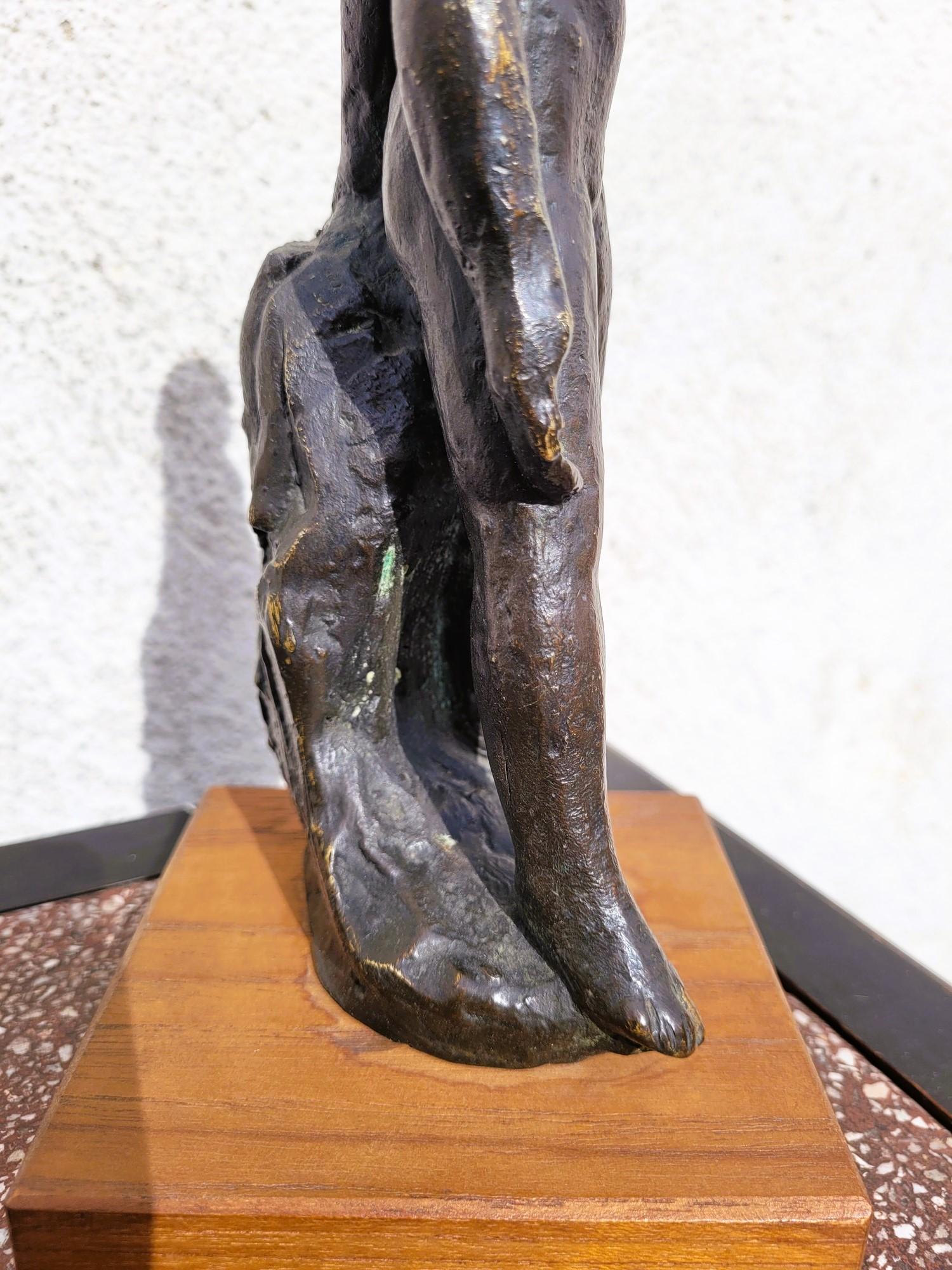 G Kolbic, Nude Woman In Bronze, Early 20th Century For Sale 9