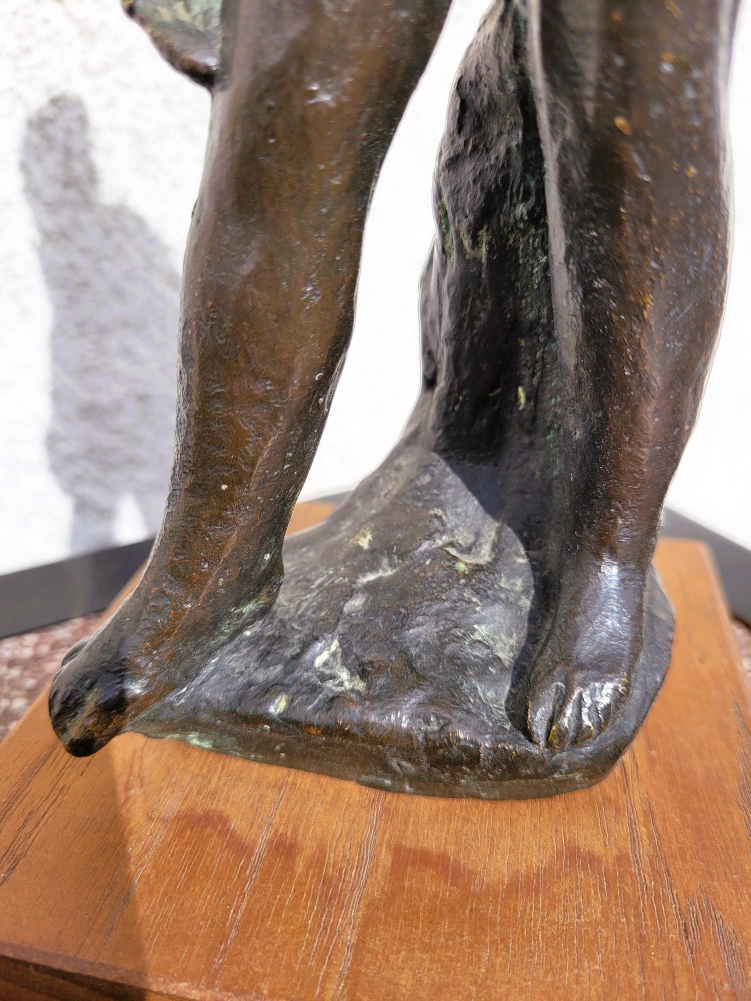 G Kolbic, Nude Woman In Bronze, Early 20th Century For Sale 2