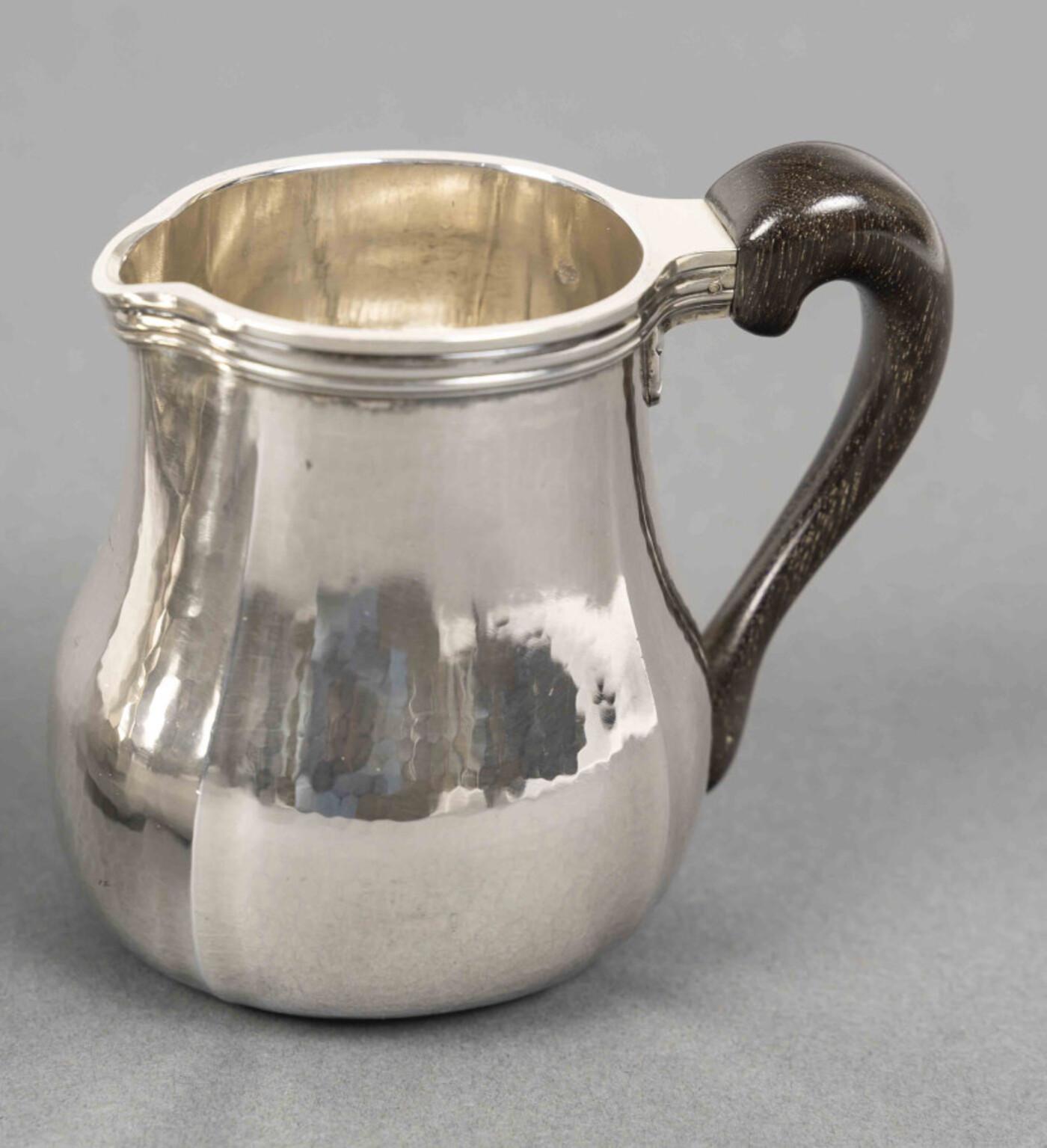 XX secolo G. LECOMTE - Servizio da tè/caffè da 4 pezzi in argento massiccio, periodo ART DECO, 1925 in vendita