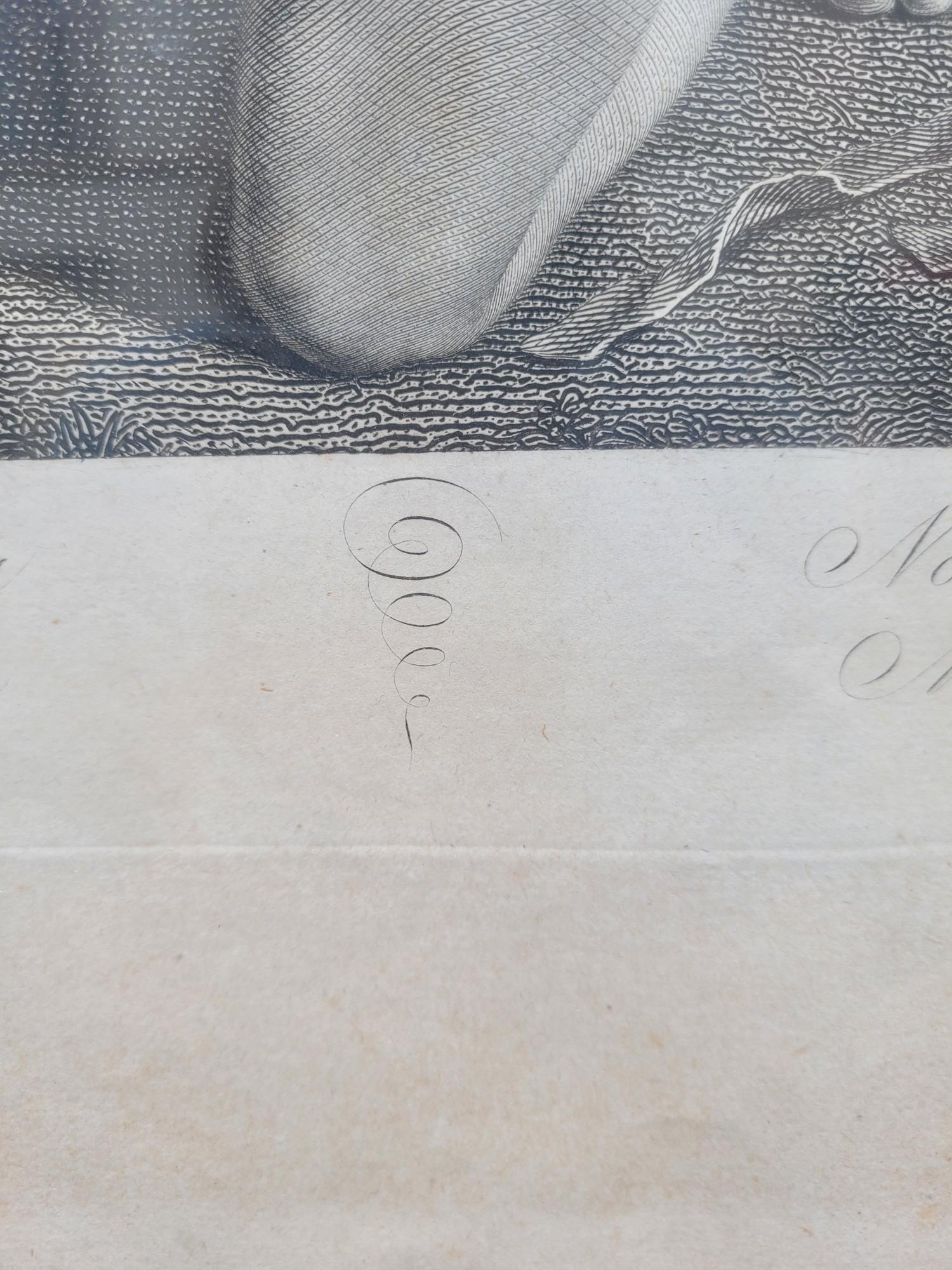 G Longhi, Il Genio De La Musica - Cupido, gerahmte Gravur, 19. Jahrhundert (Italienisch) im Angebot