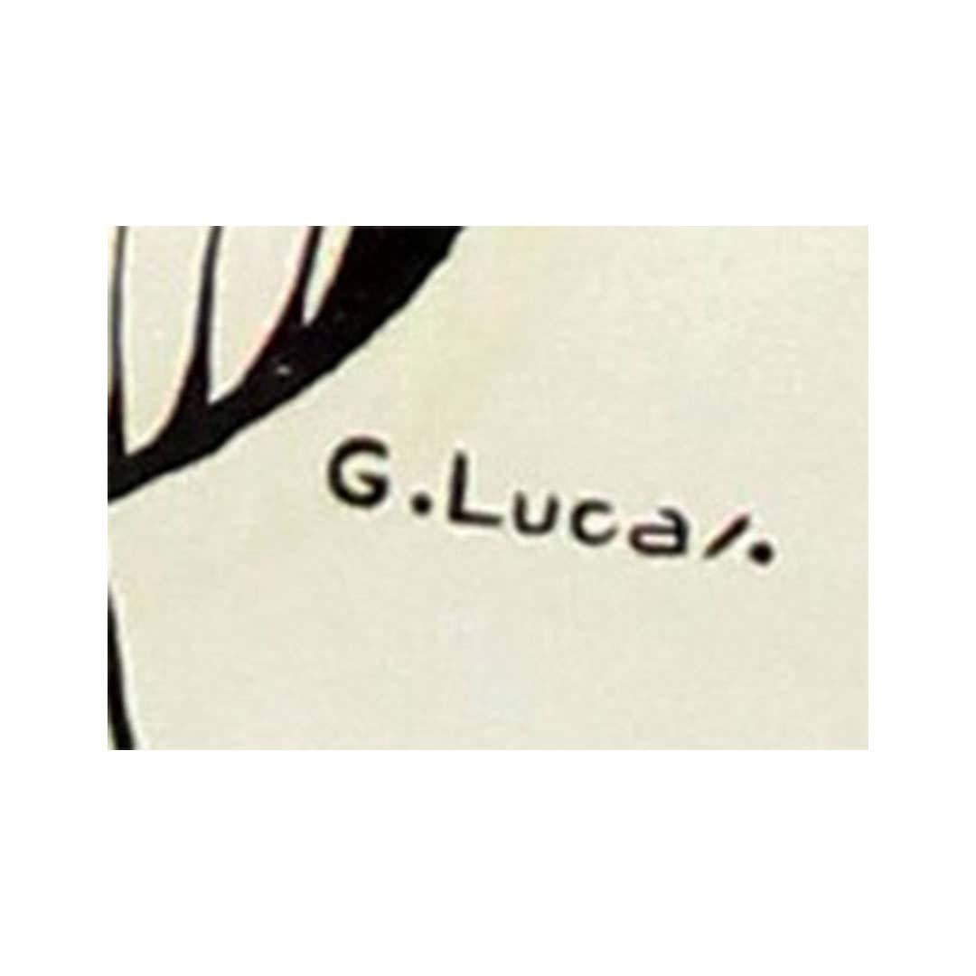 Original circa 1950 French anatomical poster - Skull - Anterior Face - Beige Print by G. Lucas