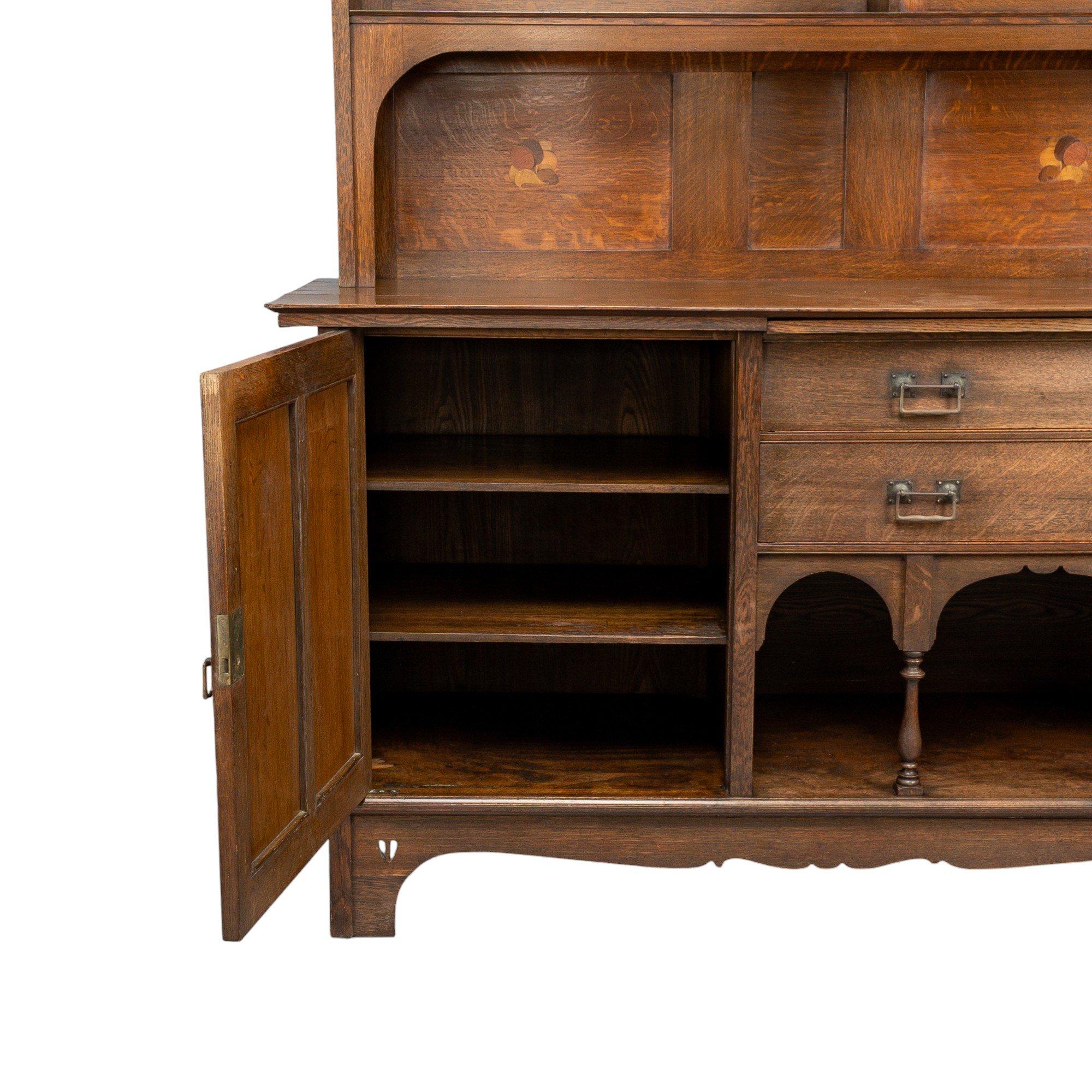 G. M. Ellwood, Credenza in stile Arts & Crafts Glasgow in Oak di Bath Cabinet Makers in vendita 10
