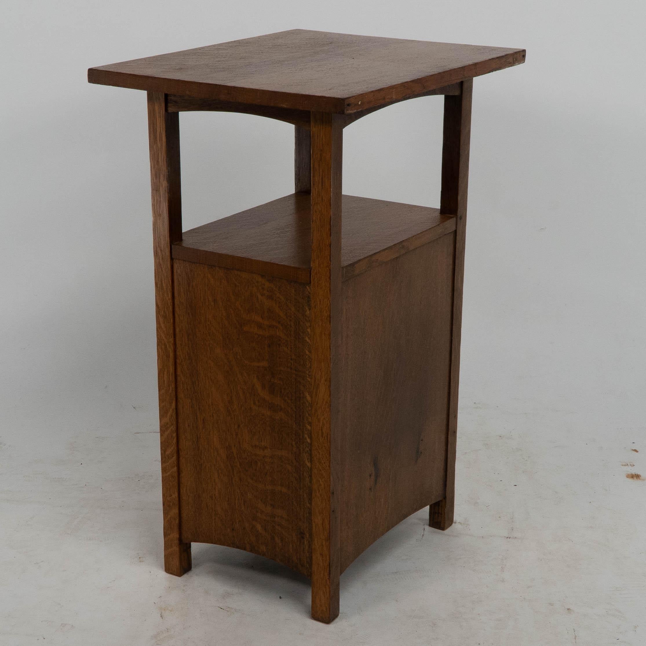 G M Ellwood for J S Henry. A rare oak and inlaid coal purdonium For Sale 8