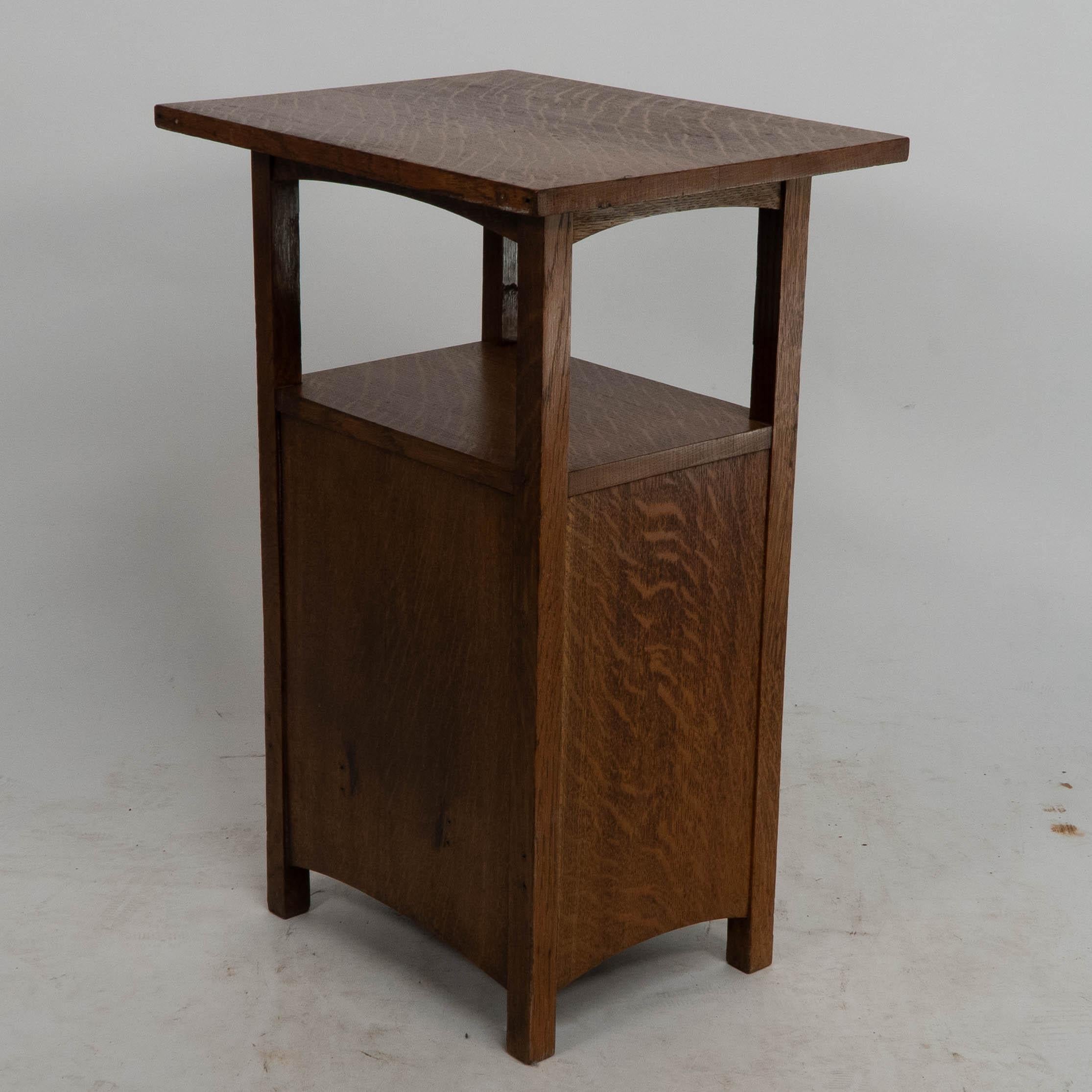 G M Ellwood for J S Henry. A rare oak and inlaid coal purdonium For Sale 10