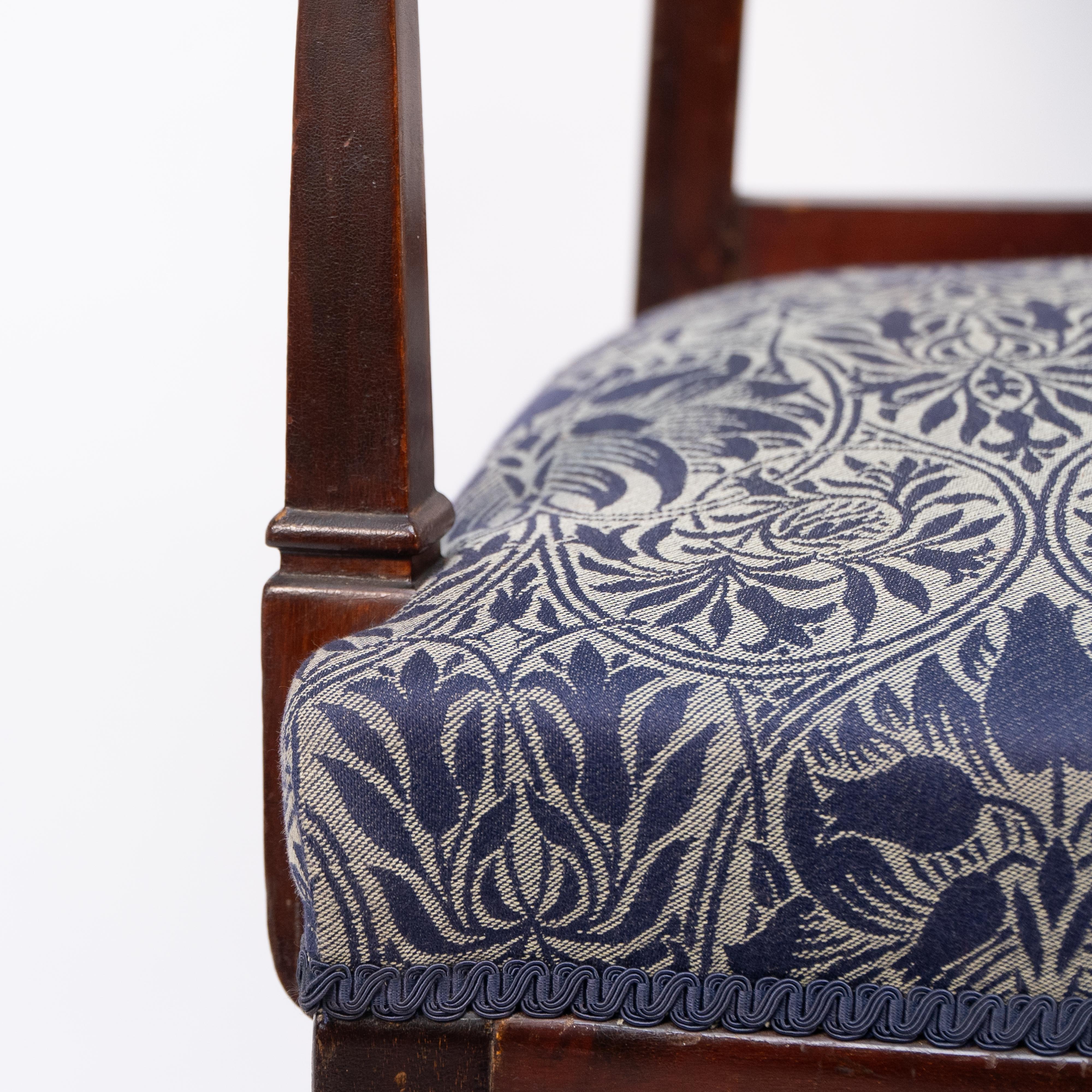 G M Ellwood for J S Henry attri. An English Arts and Crafts mahogany armchair For Sale 12