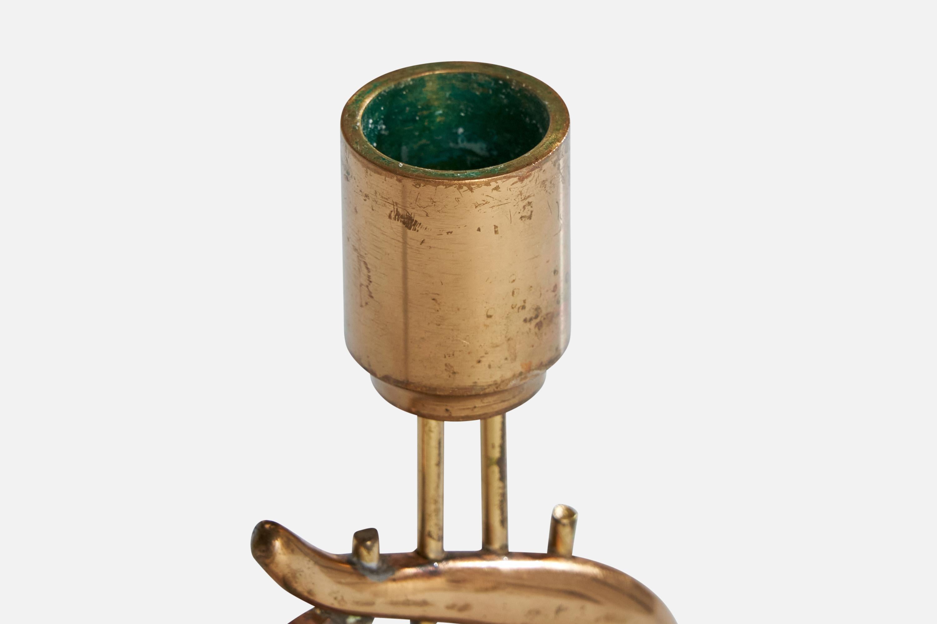 G. Magnusson Design, Candeliere, ottone, Svezia, 1974 in vendita 1