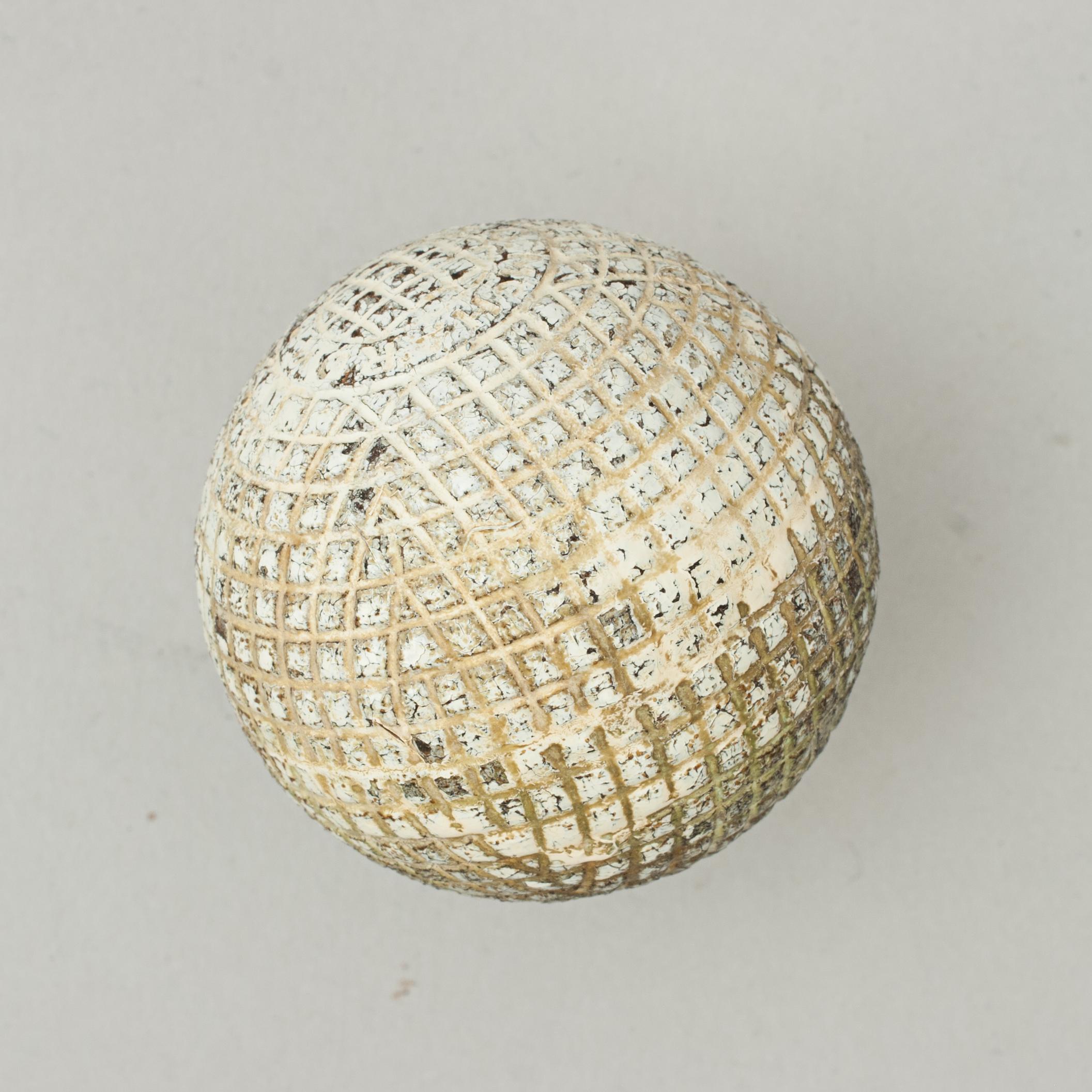 English G. Mchardy Special White Gutty Golf Ball For Sale