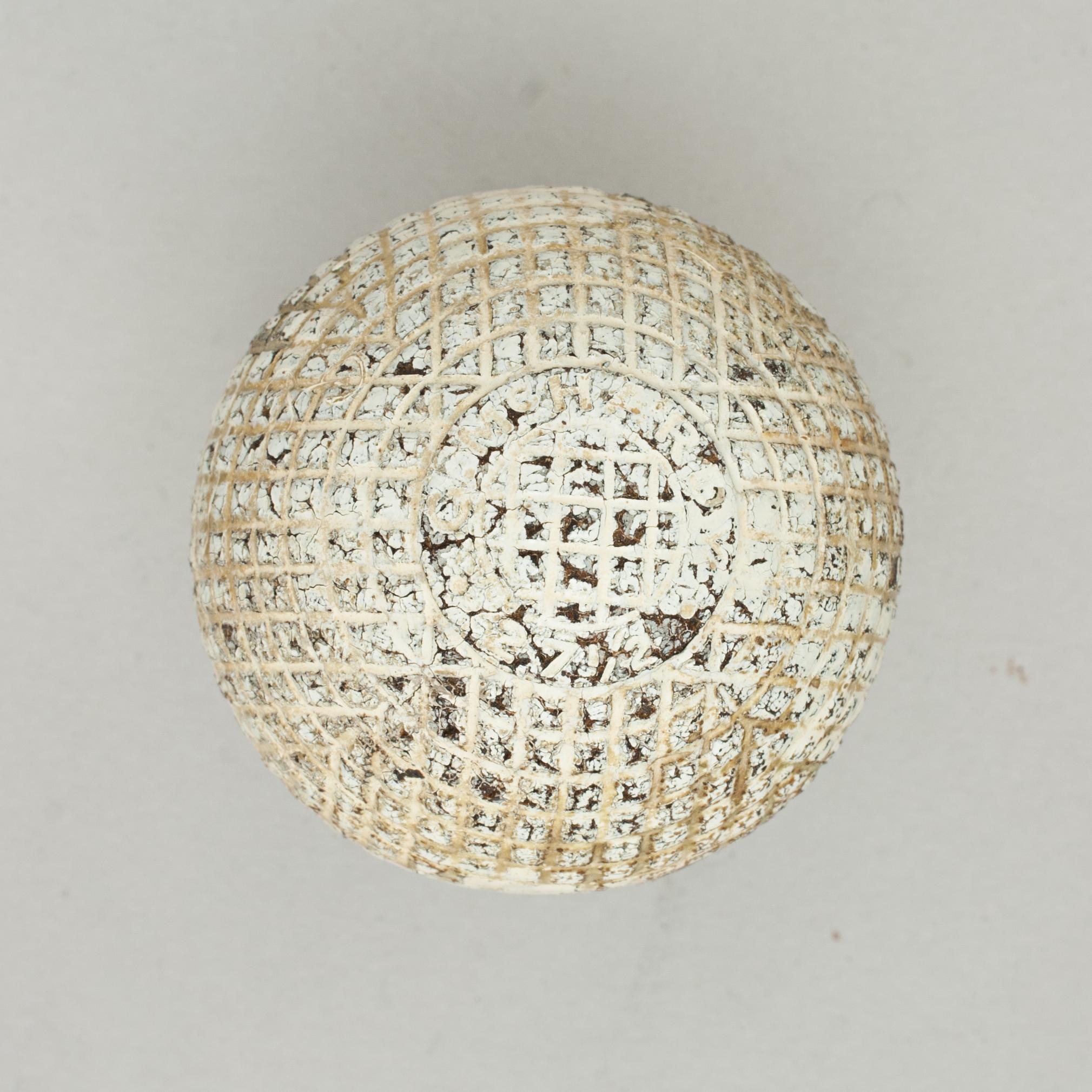 20th Century G. Mchardy Special White Gutty Golf Ball For Sale