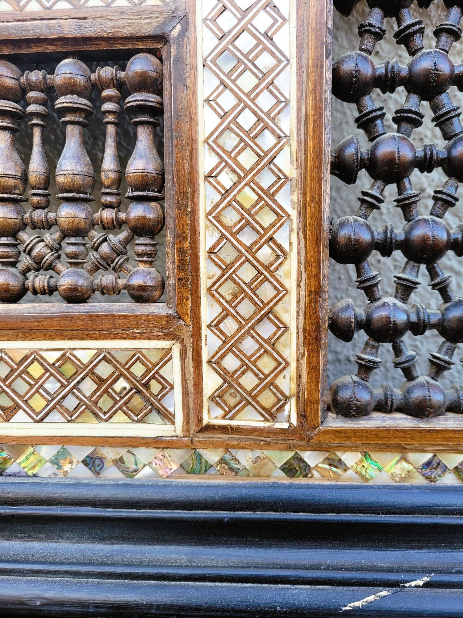 G Parvis, Console + Mirror In Marquetry, 19th Century For Sale 7