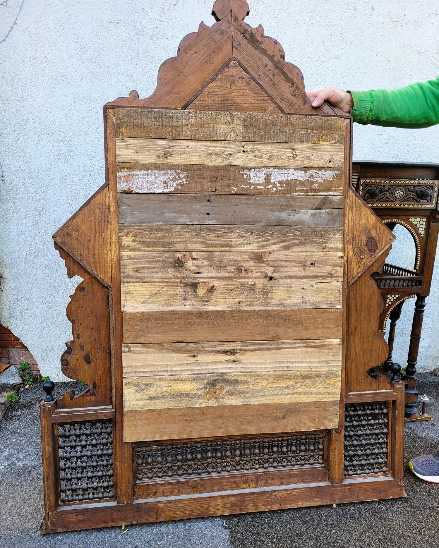 G Parvis, Console + Mirror In Marquetry, 19th Century For Sale 11