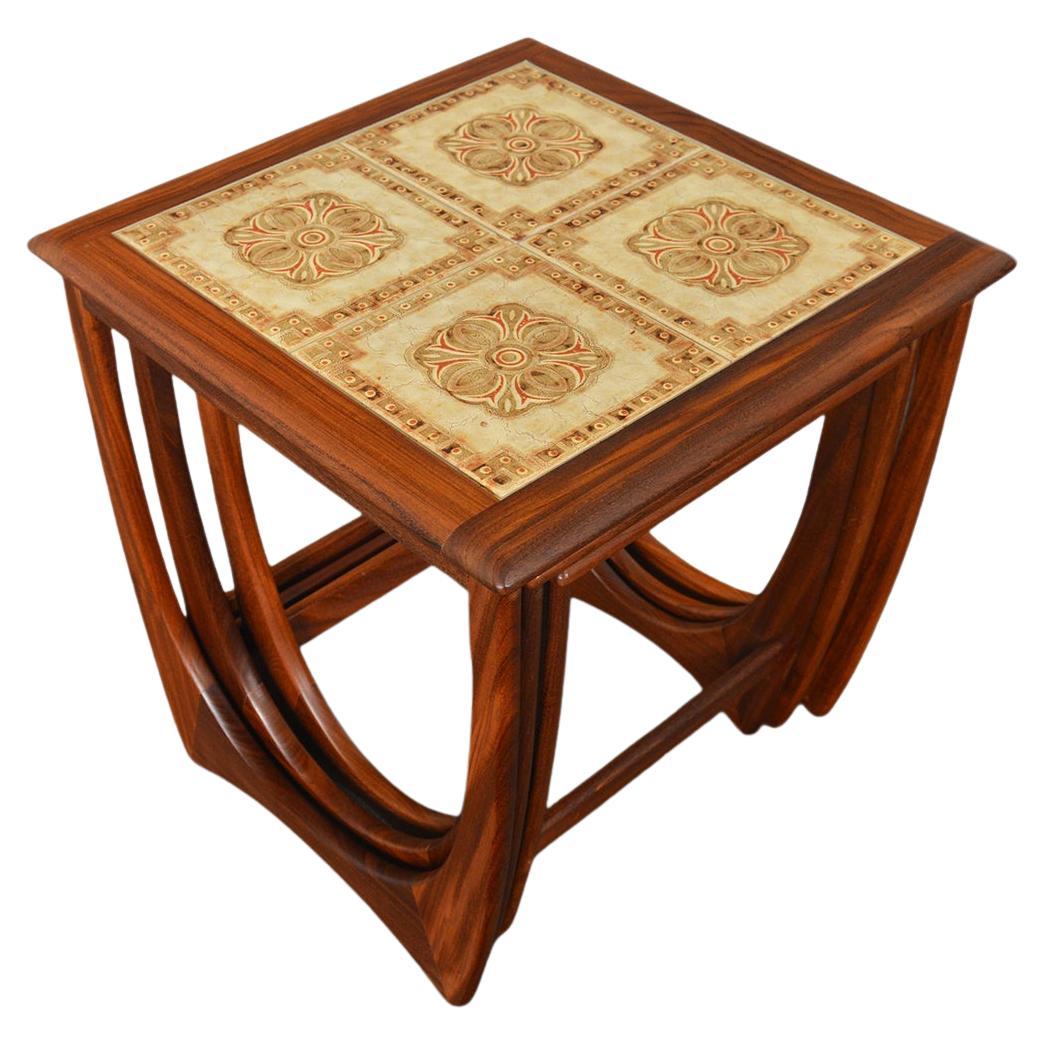 G Plan Astro Nesting Tables With Tile Top #1 For Sale