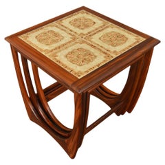 G Plan Astro Nesting Tables With Tile Top #1