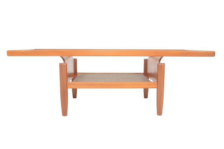 G Plan Bentwood Teak and Glass Coffee Table For Sale at 1stDibs