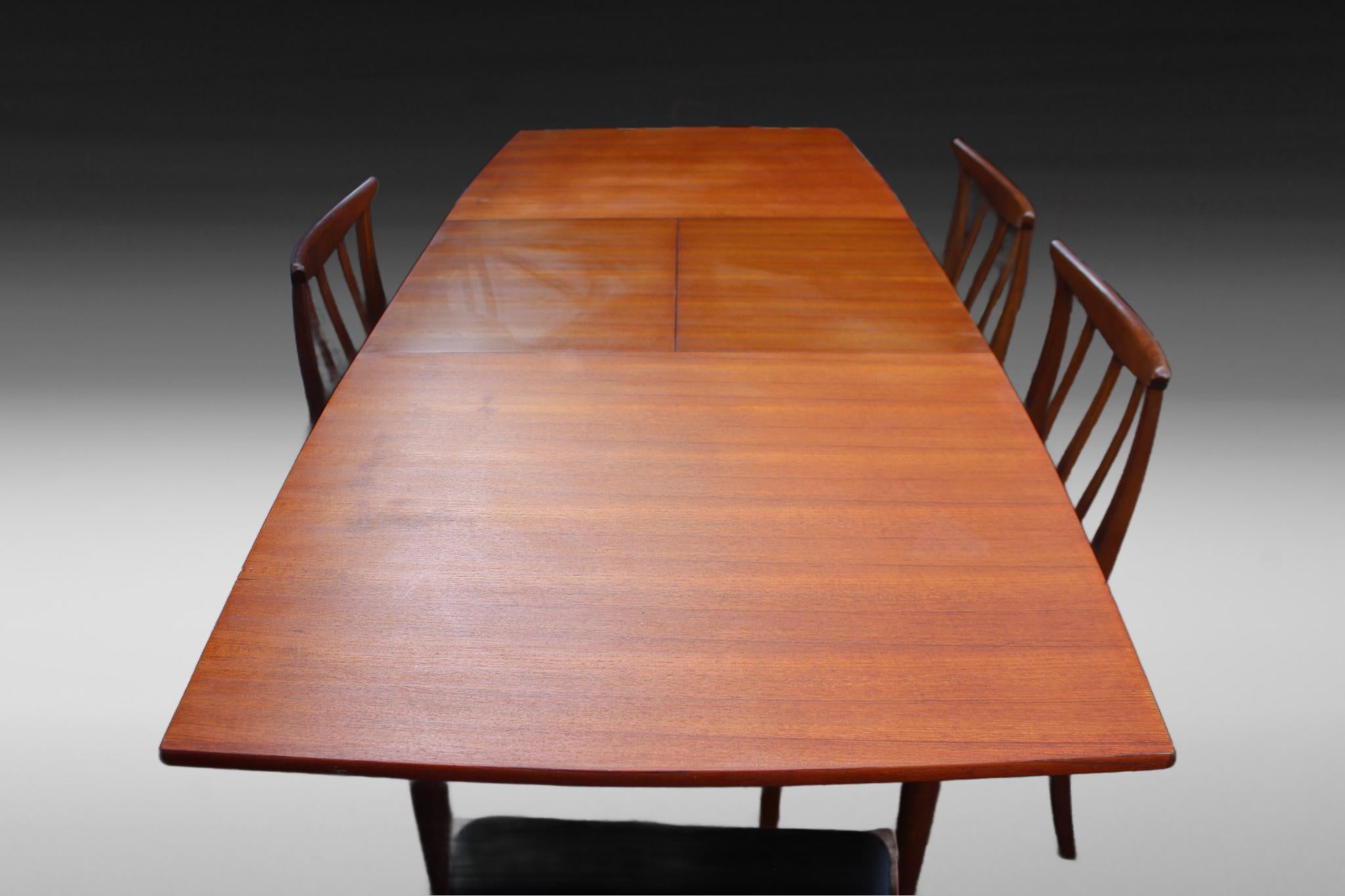 G Plan Brasilia Chairs and Younger Dining Table For Sale 1
